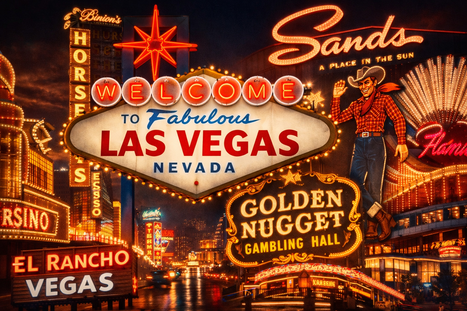 ネオンと歴史のイメージ