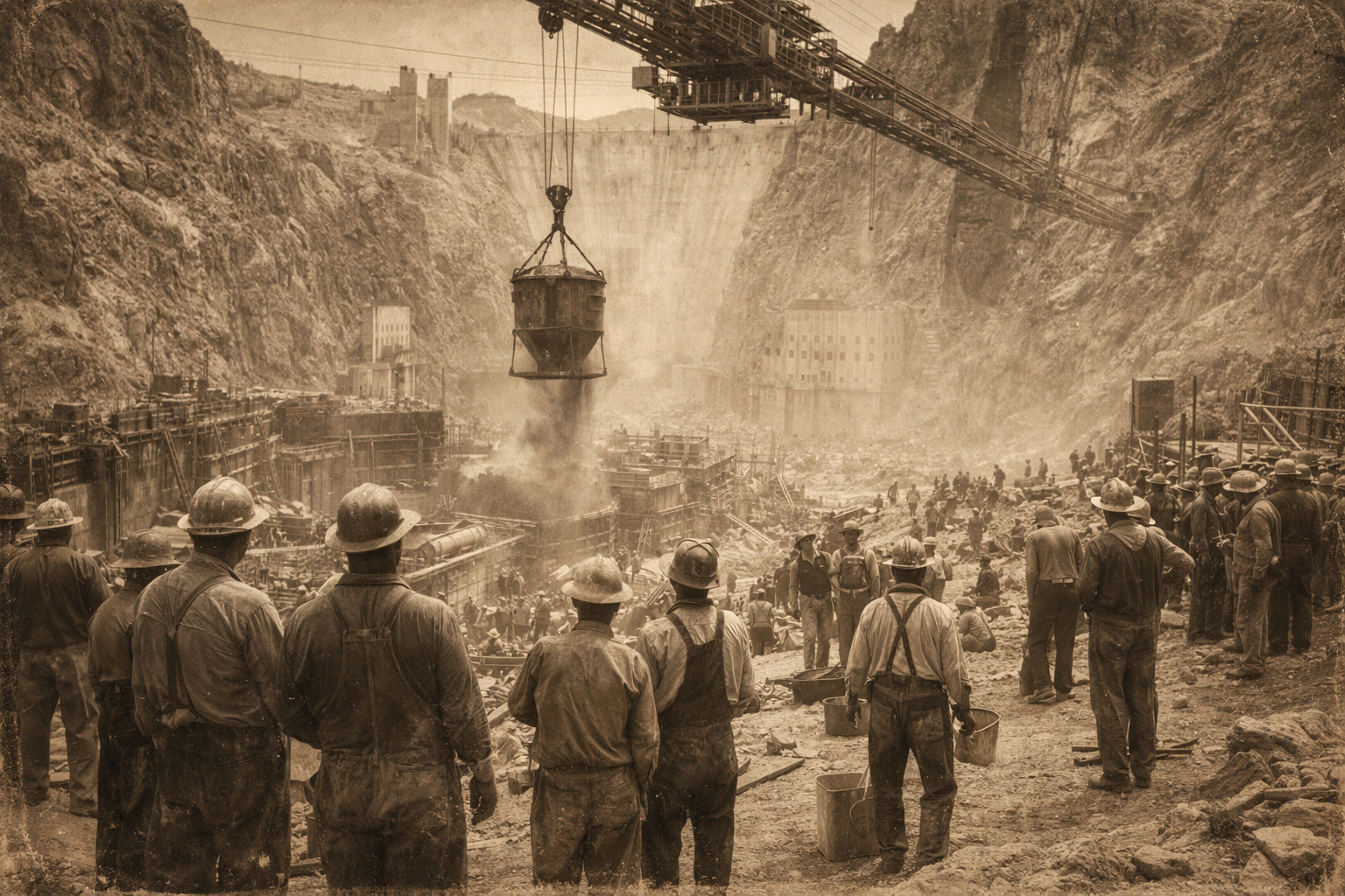 Hoover Dam worker era