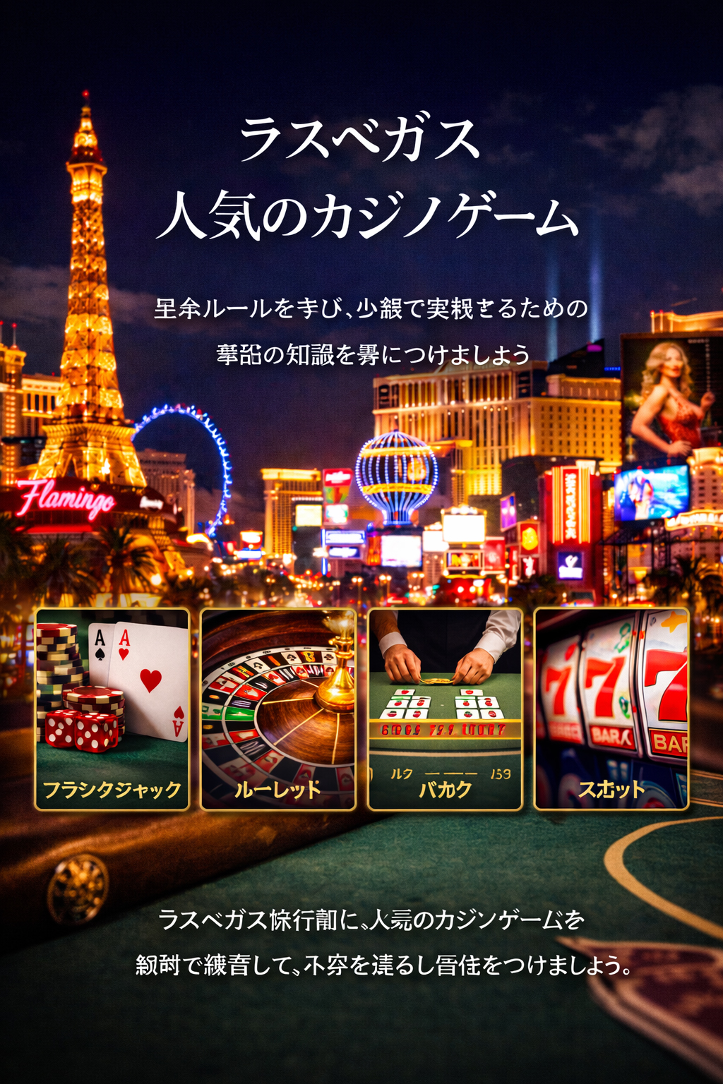 カジノゲーム学習イメージ