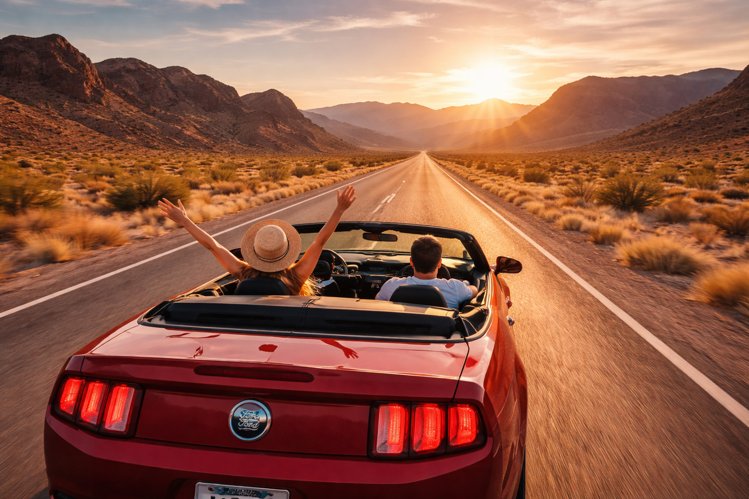 砂漠のロードトリップ